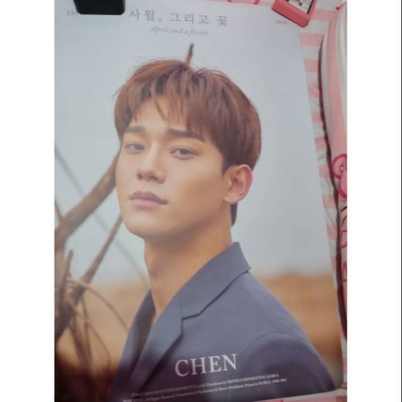 Poster Kpop EXO Chen April and a Flower Mini Album OFFICIAL