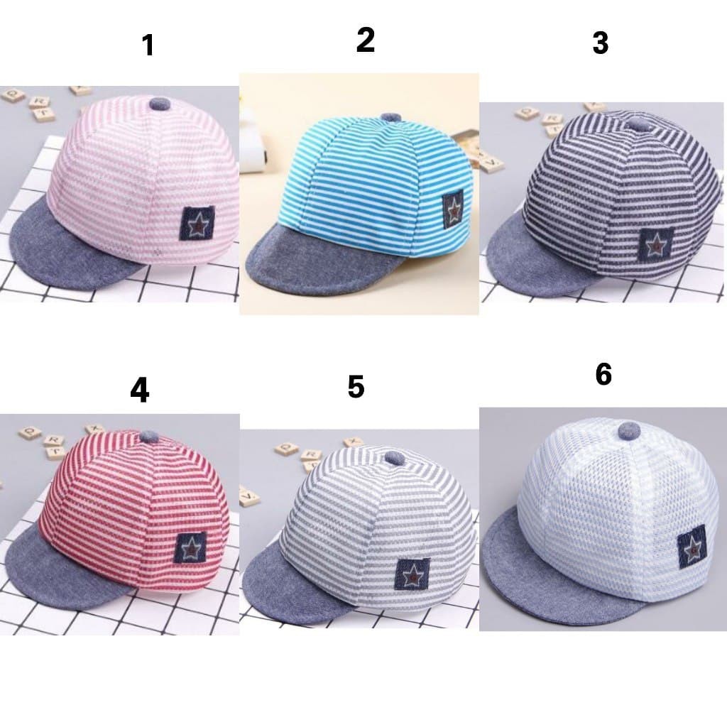 LIN8022 - Topi Baby Balita Lucu anak Cowok Cewek Unisex