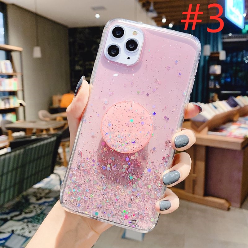 Glitter Casing OPPO Realme C2 C11 A1K Realme 3 5 5S 5i C3 Pro X K3 Redmi Note 8 VIVO Z1 S1 Pro Y11 Y12 Y15 Y17 Soft Case