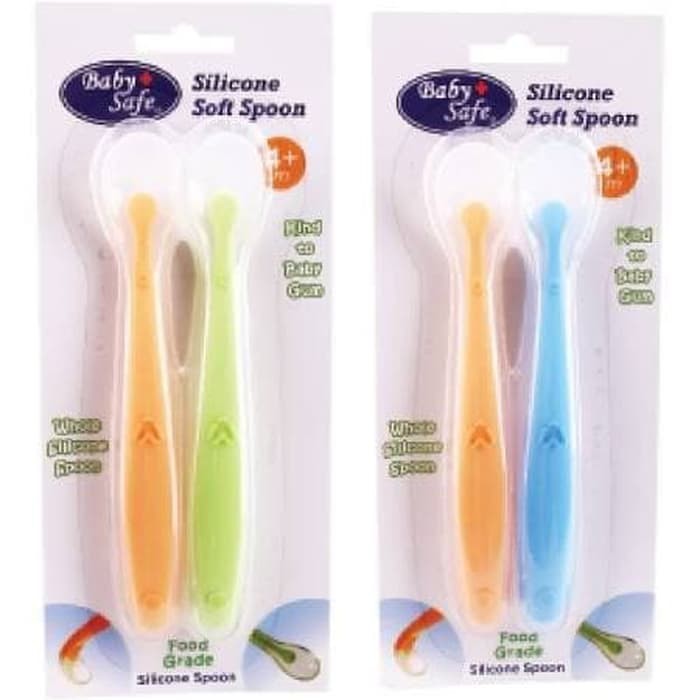 Baby Safe SC009 Silicone Spoon 1 Set isi 2