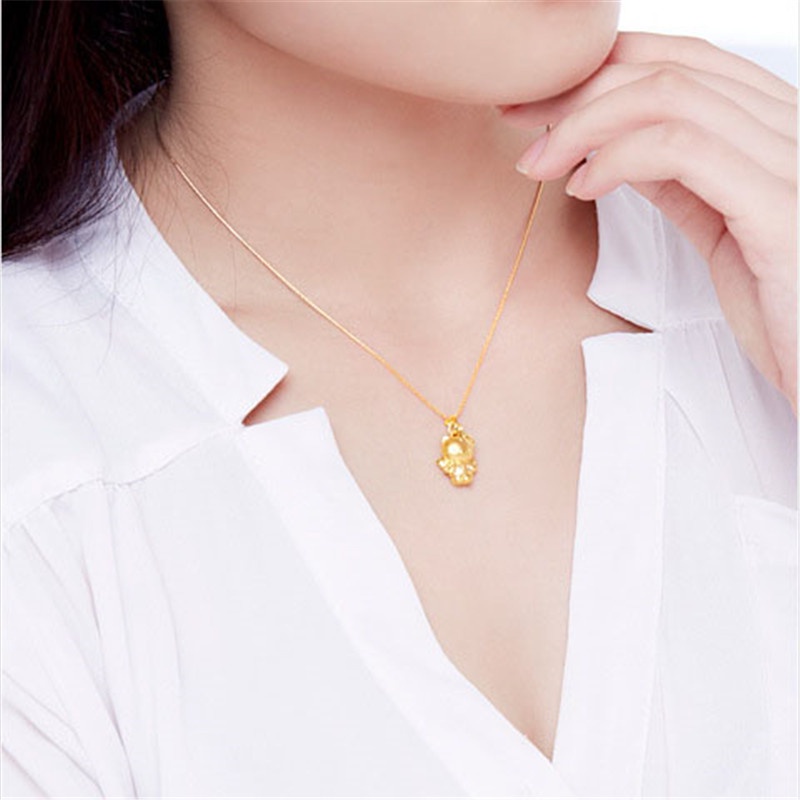 [Ready Stock]Fashion Unique Gold-Plated Hellokitty Pendant Necklace