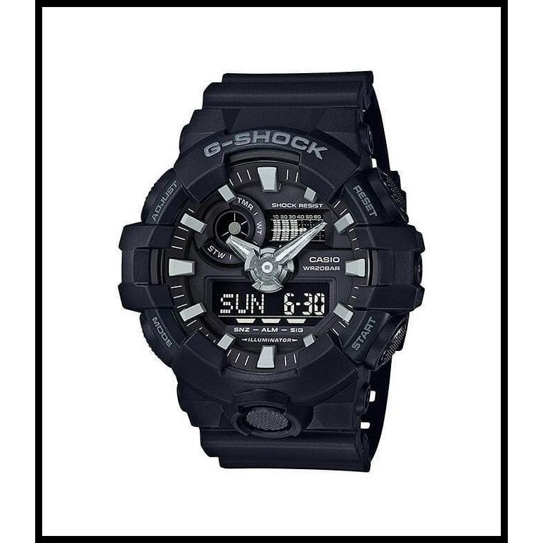TERMURAH CASIO G-SHOCK GA-700-1B / GSHOCK GA700-1B ORIGINAL & BERGARANSI