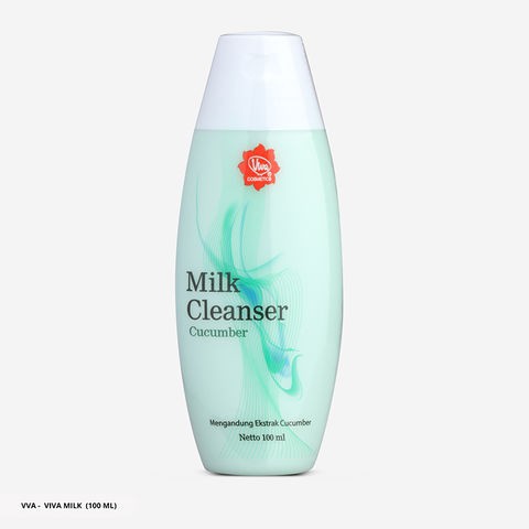 VIVA Milk Cleanser Cucumber Susu Pembersih Wajah Kulit Berminyak