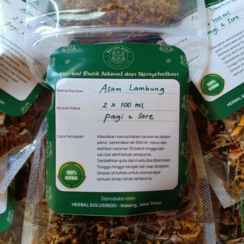 

JAMU ASAM LAMBUNG AMPUH TERBUKTI GERD MAGH KRONIS RACIKAN KERING BARISTO JUMO 75 gr