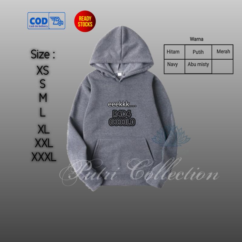 jaket hoodie kata-kata sunda/sweater kata-kata sunda/hudi kata-kata sunda dewasa