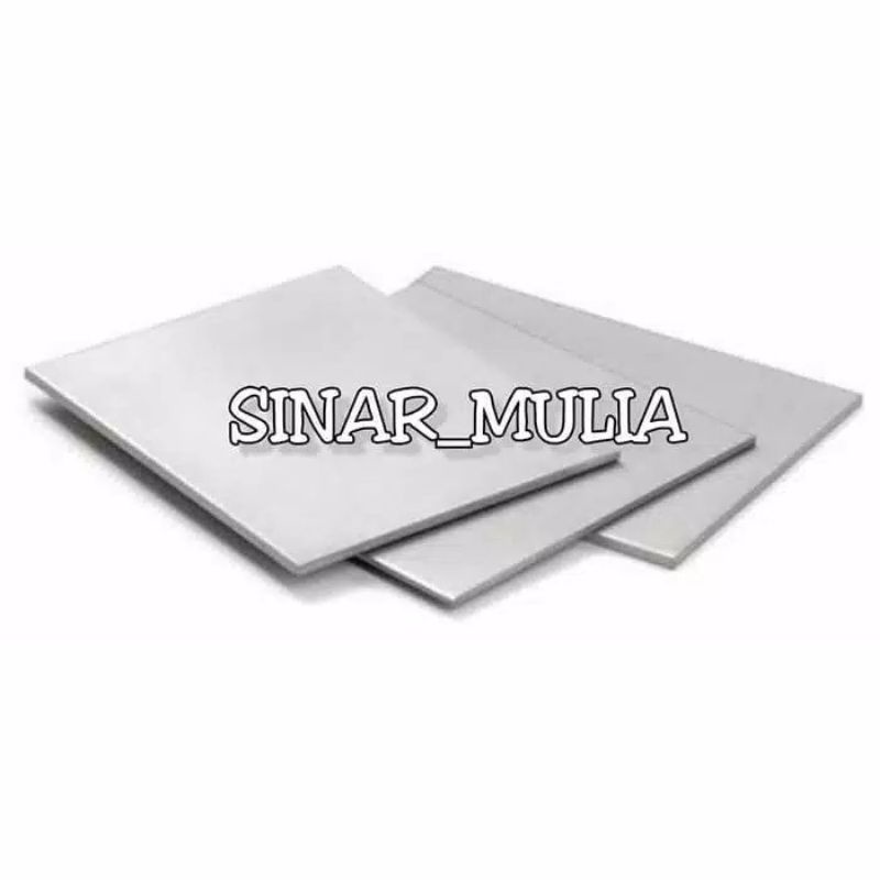 Plat stainless 304 tebal 6mm lebar 275x275mm