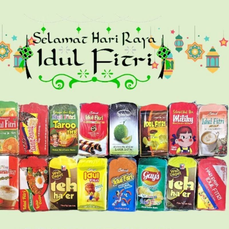 

amplop lebaran idul fitri per pack isi 50 lembar ukuran medium uang lipat sekali