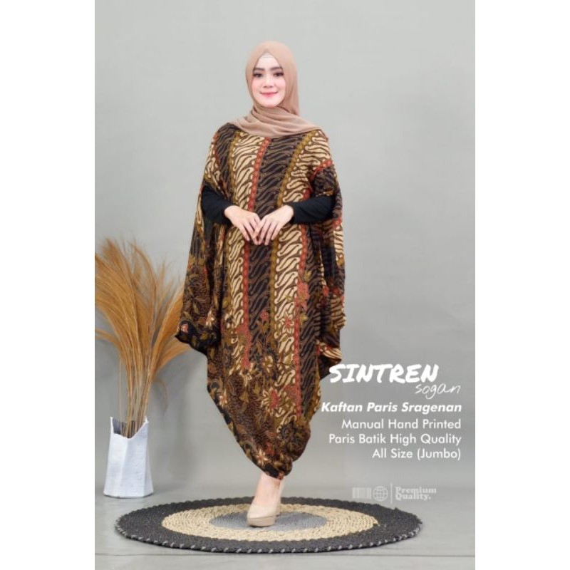 KAFTAN BATIK SOLO WANITA PRINTING