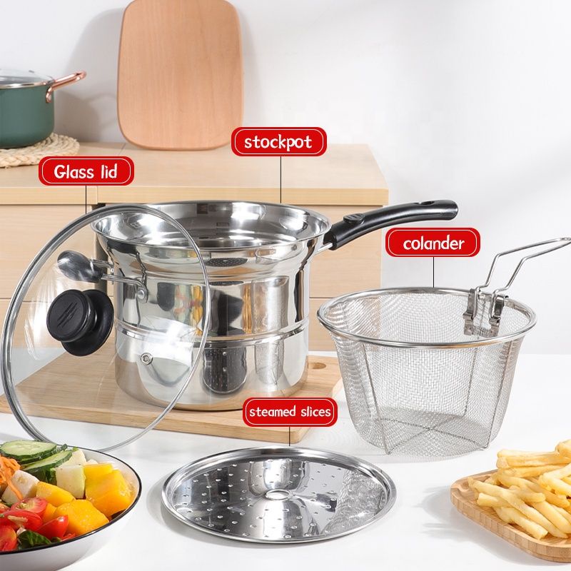 PANCI 3 IN 1/COOKING POT 3 IN 1/DEEP FRYER/PANCI KUKUS,GORENG,REBUS/PANCI MULTIFUNGSI PANCI MIE