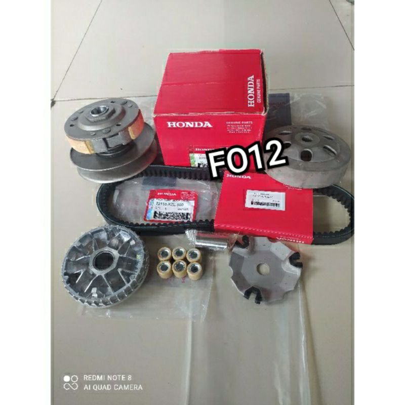 FULL SET/PAKET CVT HONDA/BEAT FI STARTER KASAR/SCOOPY FI/SPACY FI/HONDA CVT
