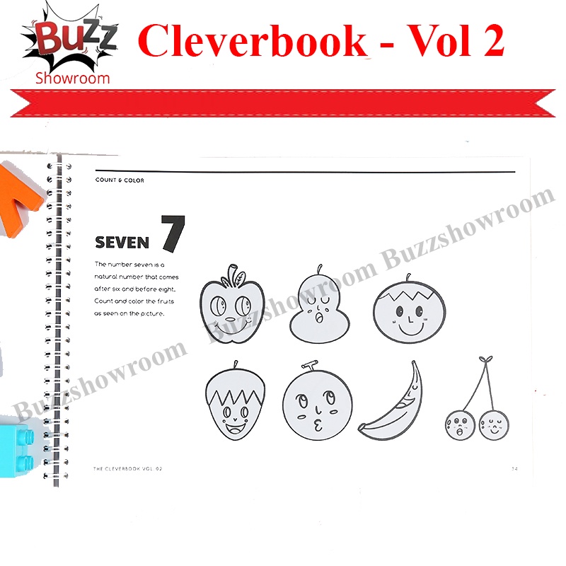 Buku Edukasi Anak Bayi Cleverbook Vol 2 24-36 bulan Cleverkins Inggris