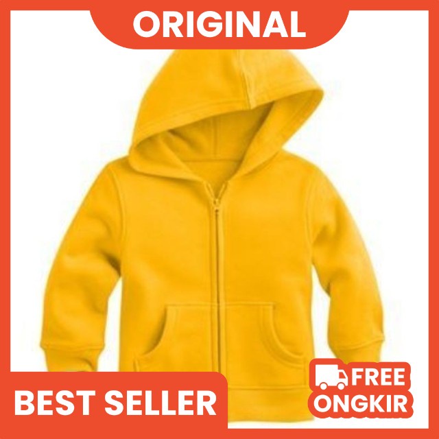 Jaket Anak Laki Laki Umur 1Tahun Sampai Umur 8Tahun Bahan Fleece Warna Basic Polos Tebal