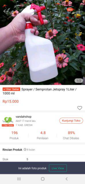 Sprayer / Semprotan Jetspray 1liter / 1000 Ml