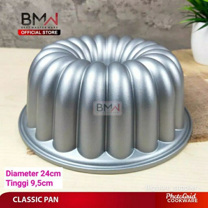 loyang kue bolu tulban premium ori BMW classic / loyang bolu chiffon tebal anti lengket / loyang cake classic mahkota moscow royal rosmerry diamond