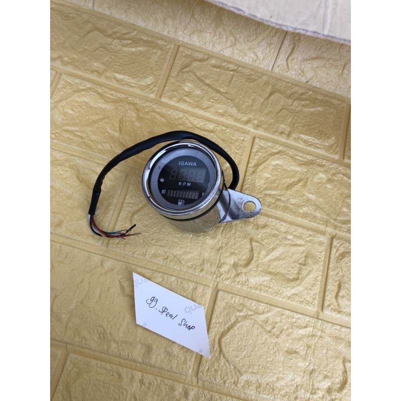 tachometer rpm spidometer bensin digital universal speedometer bulat