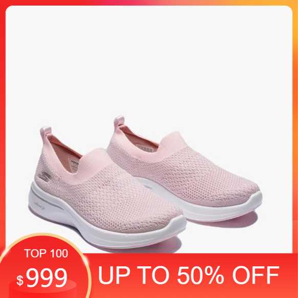 Skechers GO WALK STEADY Light Pink. Womens Sneakers. 124458LTP Berkualitas