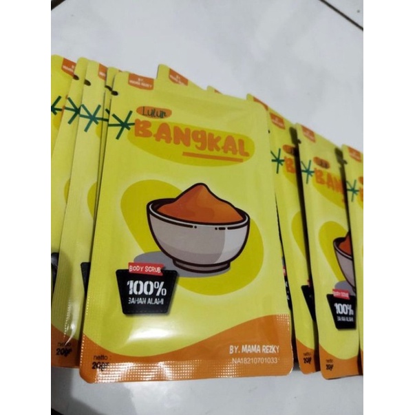 LULUR REMPAH KAYU BANGKAL ORIGINAL BY MAMA REZKY