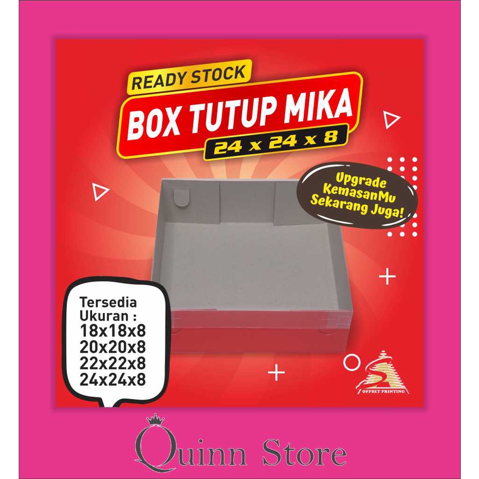 

Box Pudding Merah 24 x 24 x 8