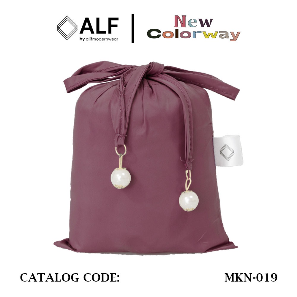 Alif Modern Wear - Mukena Mini Parasut Premium Korea Travel - Mellow Mauve