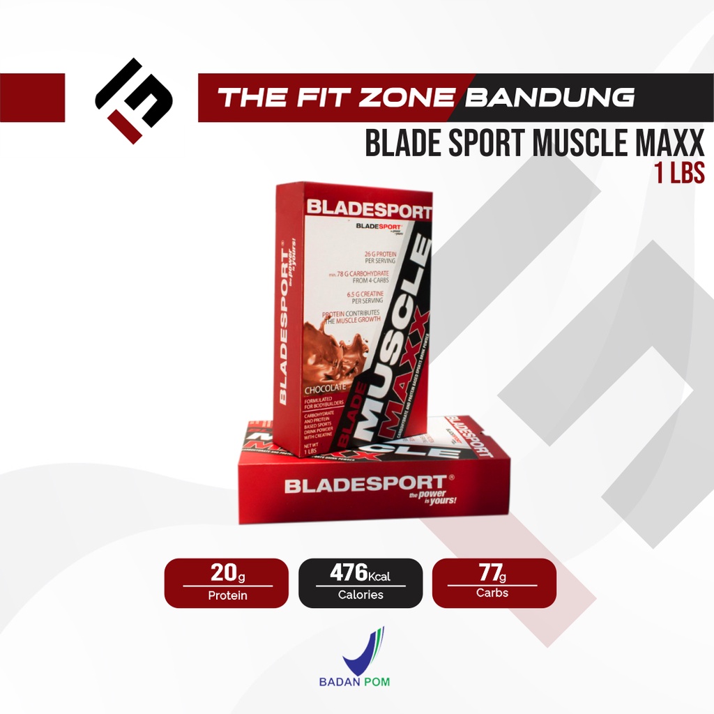 Blade Sport Musclemaxx 454 gram 1 Lbs Weight Gainer Mass ORIGINAL PACK