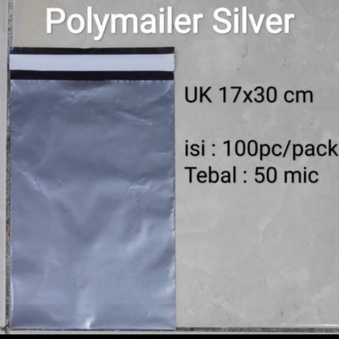 

Polymailer uk 20x30 (isi 100pcs) Plastik Packing Lem Plastik Olshop