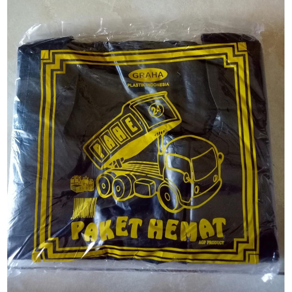 Plastik Kresek Hitam PAHE isi 400gr Kantong Plastik Hitam Kantong Kresek Murah Kantong Sampah