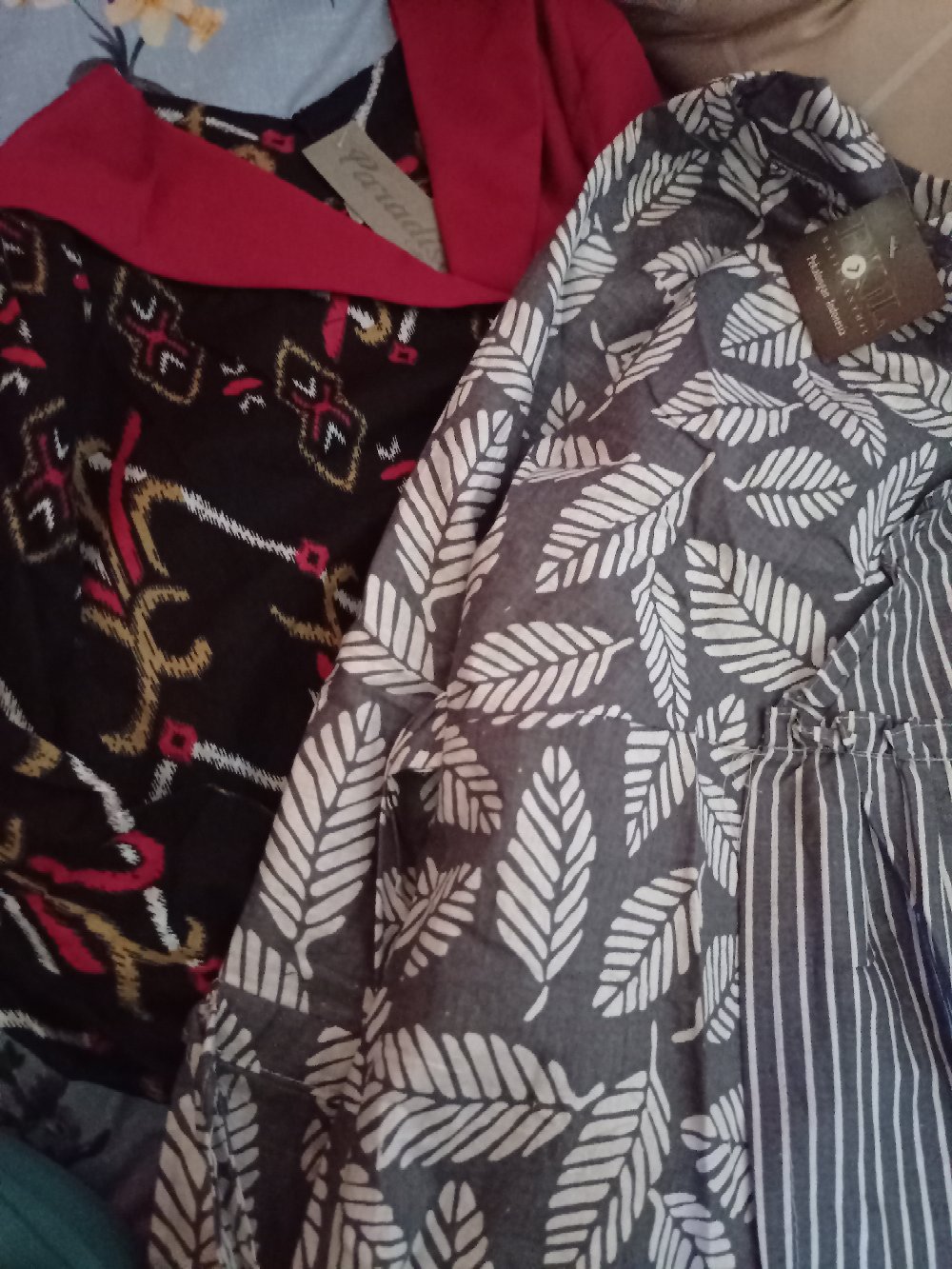 Terlaris Serut Genes Jelita Tunic Navbor Yelbor Whitbor Creambor Tunik Batik Modern Hrb030 Dolbi Dob