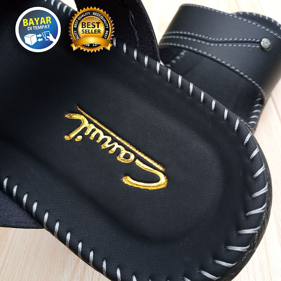 PROMO 8.8 !! SANDAL PRIA DEWASA SANDAL REMAJA SLOP SLIP ON BAN 2 CANVIL MURAH TERBARU / SAKIPO