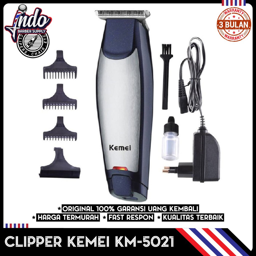 Kemei Detailer KM-5021 Hair Clipper Trimmer Alat Mesin Cukur Rambut