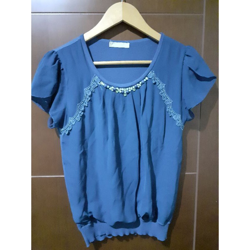 preloved_blouse_navy