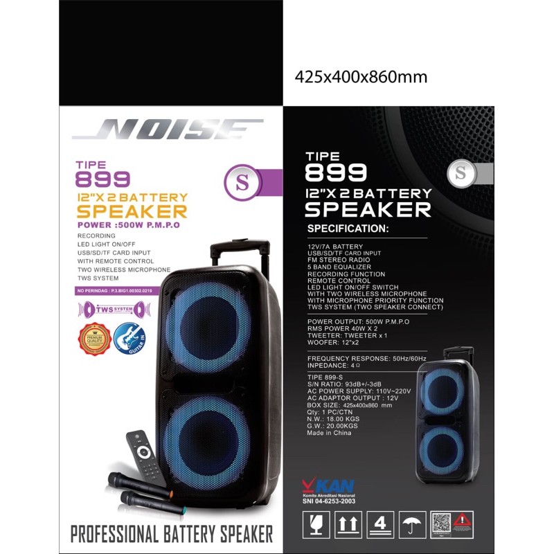 Speaker Portable Noise 899S Speaker Meeting Karaoke