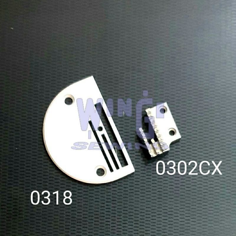 No 0318 0302CX Plat Gigi Mesin Jahit Industri Jarum 1 Walking Foot