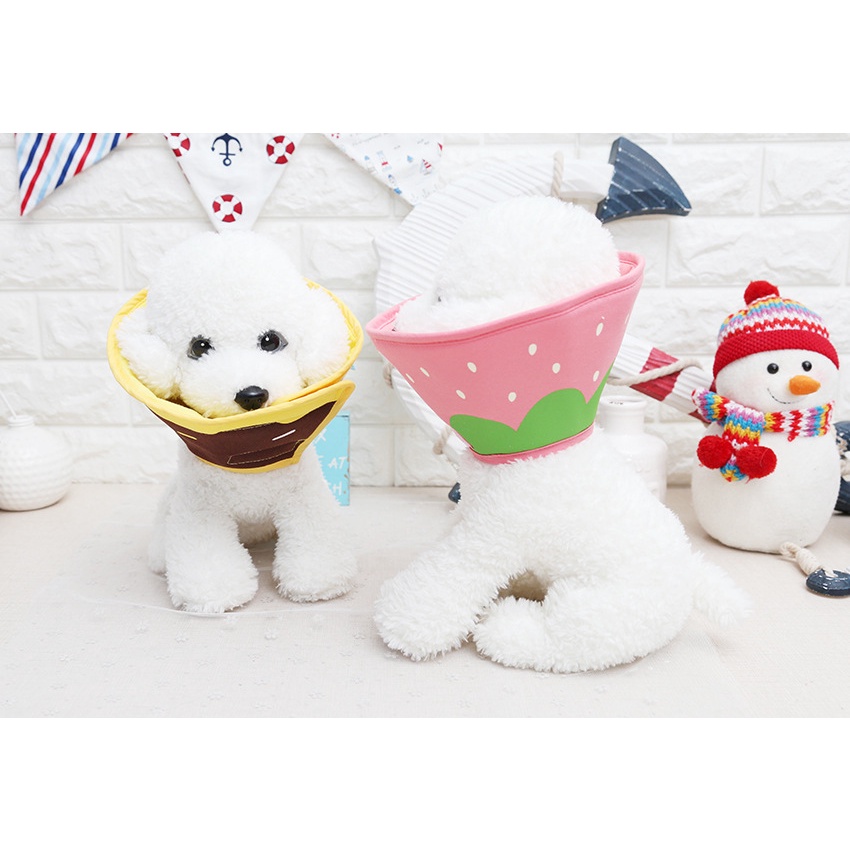Sweet Fruit Elizabethan Circle Dog Headgear Pet Collar Anti-licking Supplies