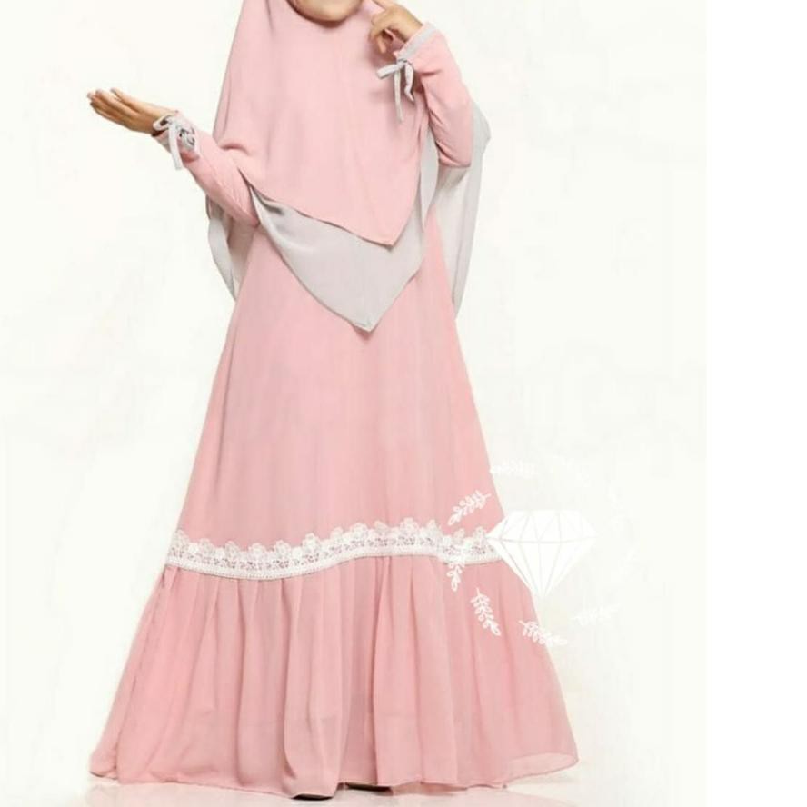 ► GWENITA KIDS BAJU SYARI GAMIS ANAK REMAJA SMP PEREMPUAN USIA UMUR 13 - 14 TAHUN ➻