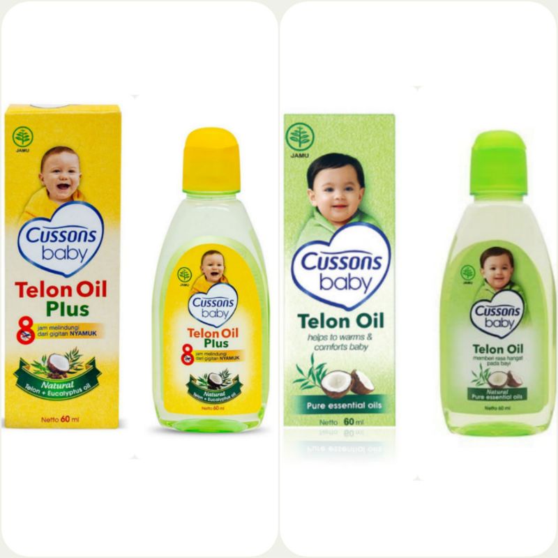 Cussons Baby Minyak Telon Hijau / Kuning 60ml