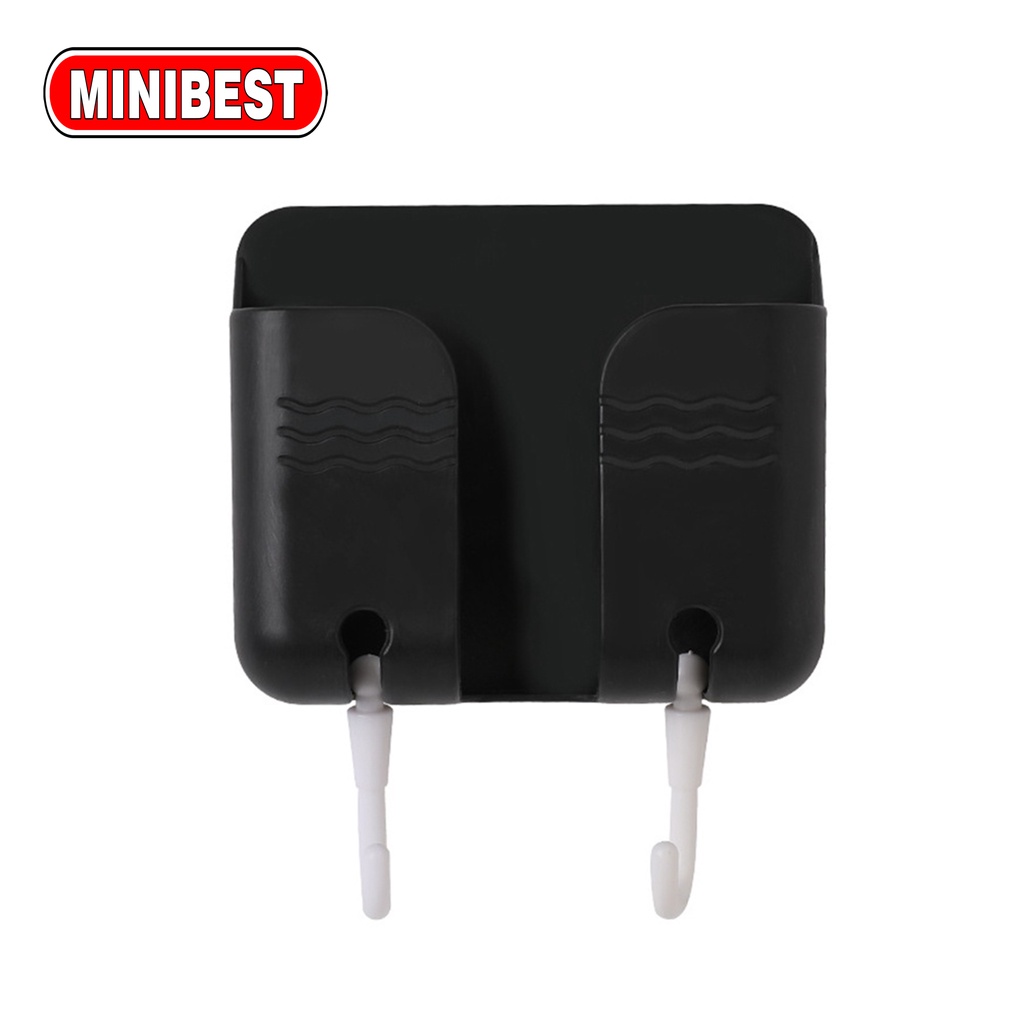 [MB] Holder Tempel Dinding Tempat Charger Hp, Remote / Rak Gantung Multifungsi