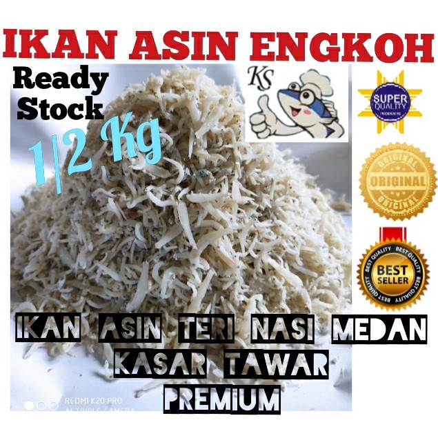 

ikan asin teri nasi medan kasar tawar premium 500gr