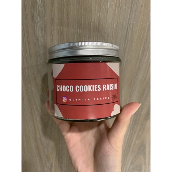 

choco cookies raisin