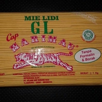 

mie lidi GL cap harimau 1kg