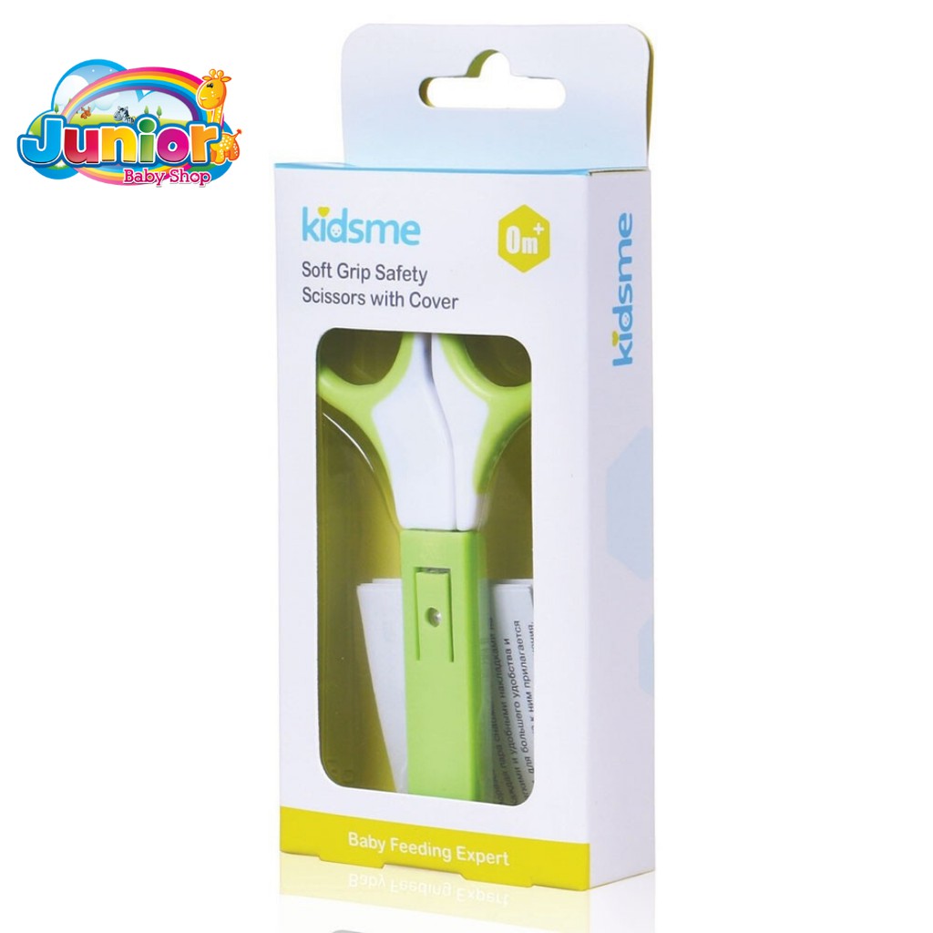 Kidsme 210109 Soft Grip Safety With Cover - Scissors With Cover