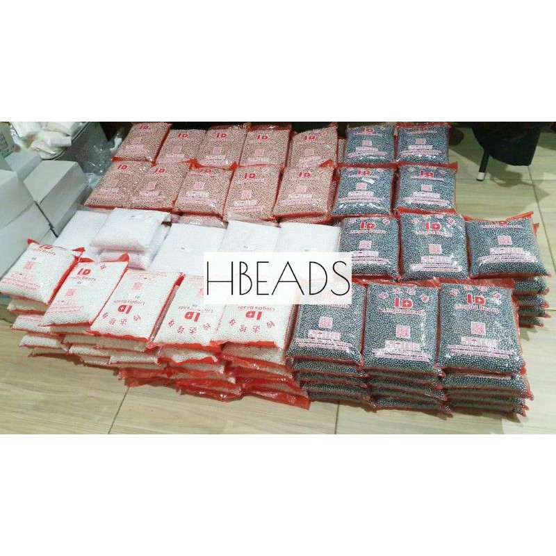 MR12 | 1 pon / 1 pak mutiara ringan 4mm, 5mm, 6mm (kurleb 450gr)