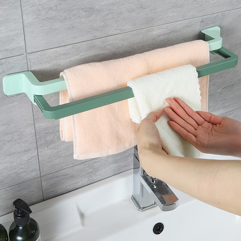 Rak Tempel Sandal Handuk Kamar Mandi 3 in 1 Slipper Wall Hanging Folding Slippers Shelf Holder