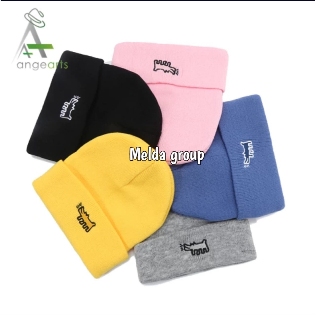 DS-Kupluk Pria wanita beanie hat Kupluk distro Beanie hat Rajut Beany Squidward