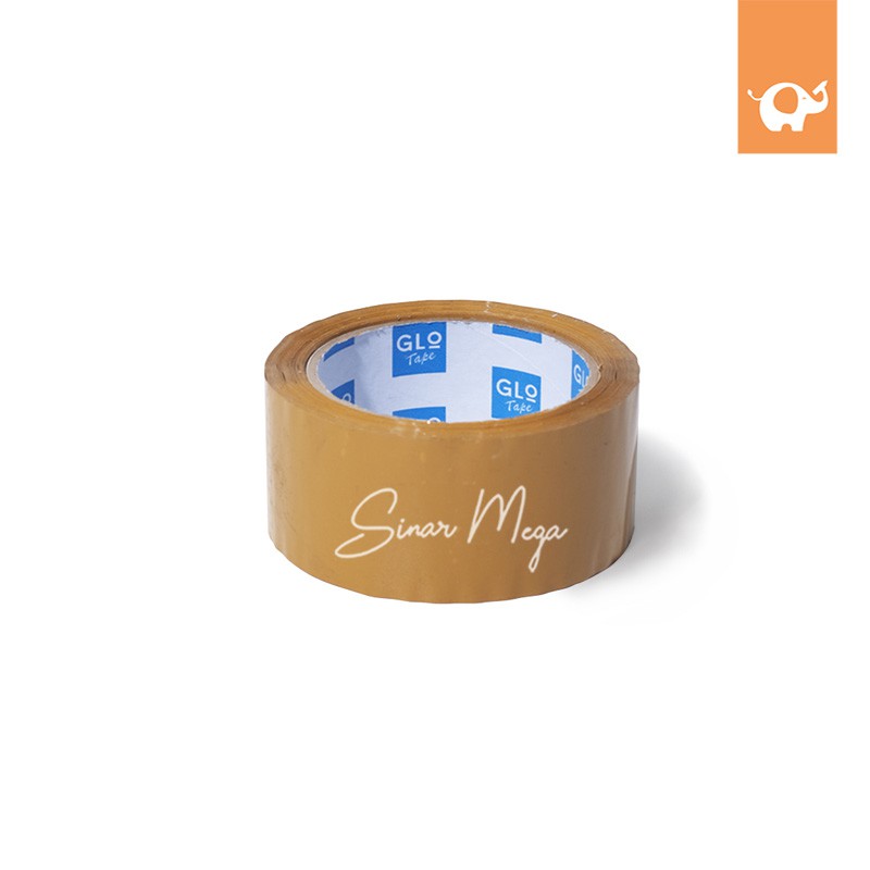 

Glo Tape Glotape Lakban Isolasi Coklat 48mm 80Yard Murah Berkualitas