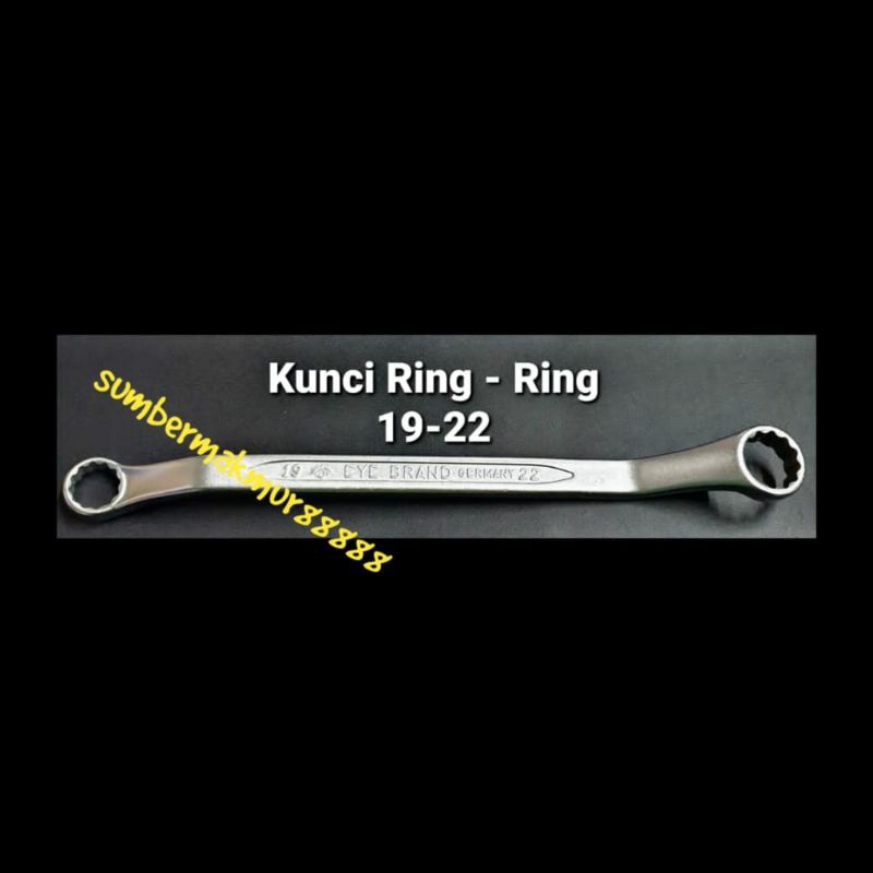 Kunci Ring Tjap Mata 19x22