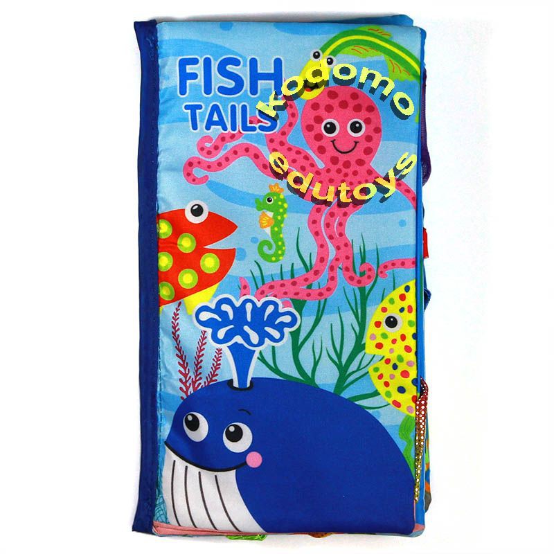 

Cloth Book Buku Kain Buku Bayi Fish Tails