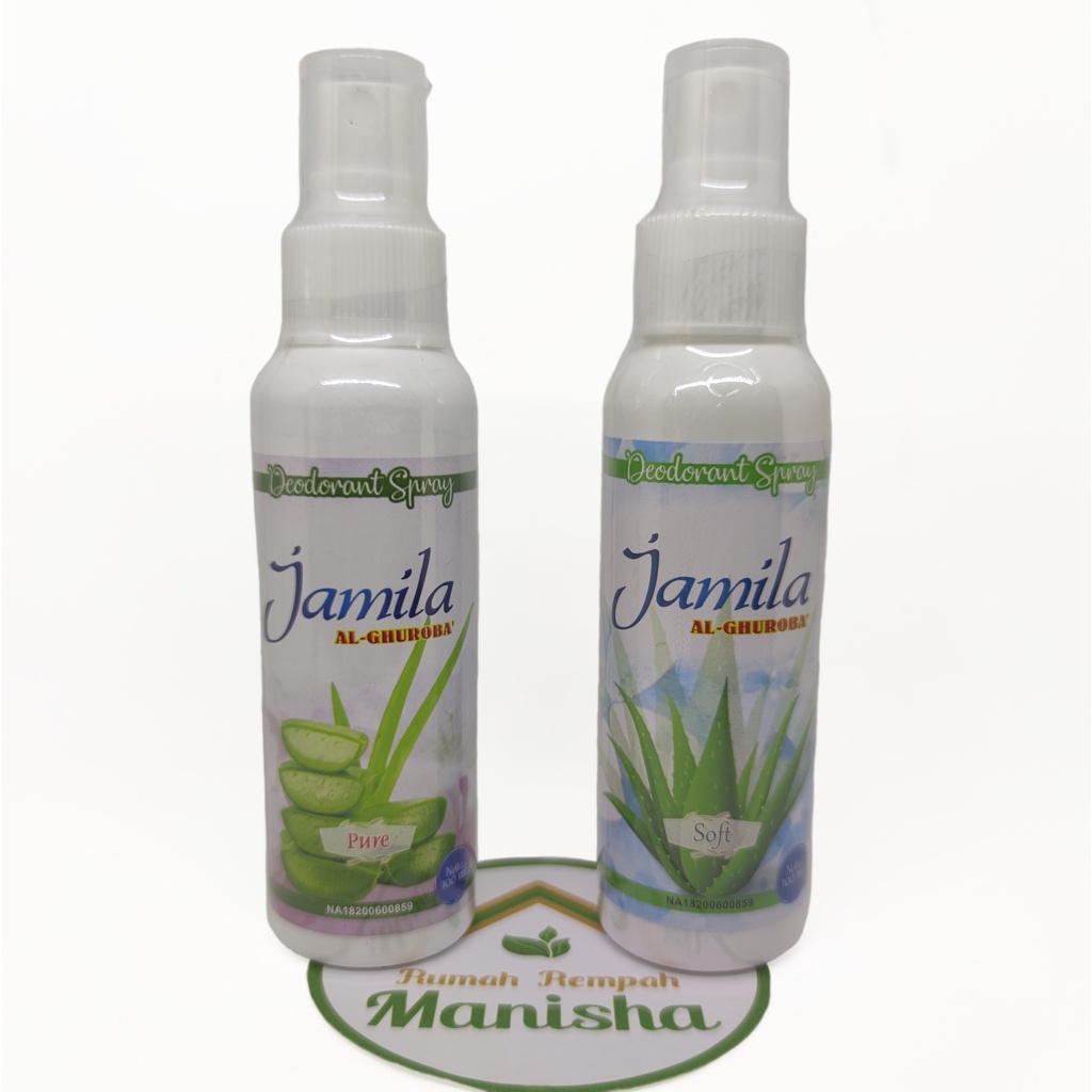 Deodorant Spray Herbal Halal Jamila Al-Ghuroba 100ml