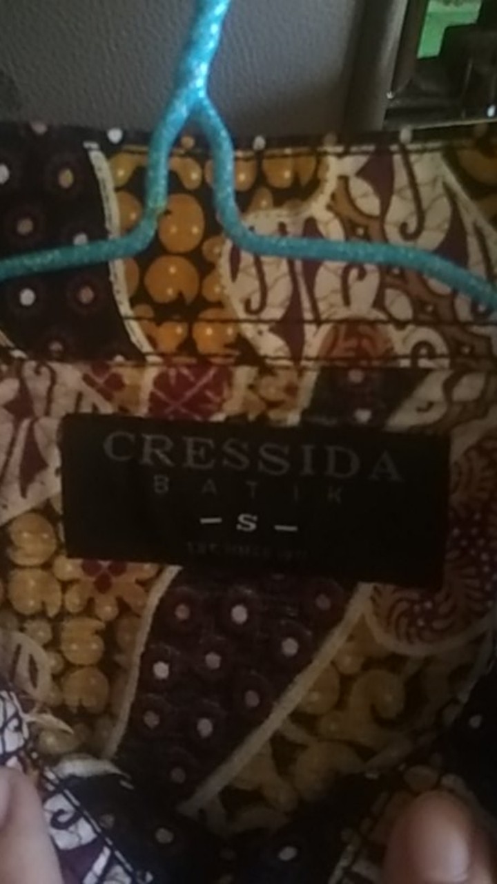 Gof Cressida Kemeja Batik Pakaian Pria Atasan Kemeja Hem Casual Reguler Original Lengan Pendek Bagus