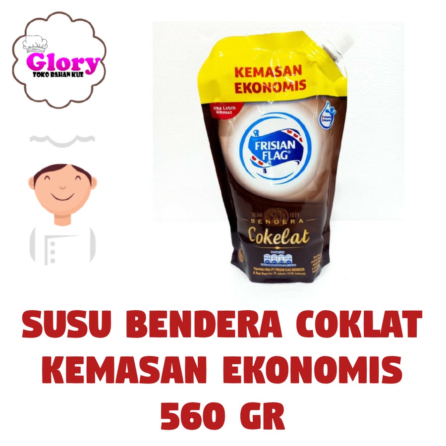 

susu bendera coklat kemasan ekonomis 560gr/ susu frisian flag coklat 560 gr