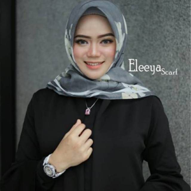 HIJAB SEGIEMPAT PRINTING II Eleeya scarf : ELY 48